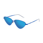 Unisex Triangular Sunglasses // Blue