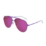 Unisex Pilot Sunglasses // Purple