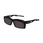 Unisex Rectangular Sport Sunglasses // Black