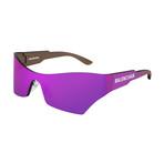 Unisex Wrap Sunglasses // Purple