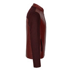 Leather Jacket // Bordeaux (2XL)