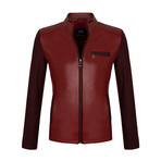 Leather Jacket // Bordeaux (2XL)