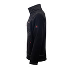 Full Zip Pieced Fleece Jacket // Black (XL)