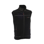 Fleece Vest // Black (XL)