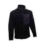 Full Zip Pieced Fleece Jacket // Black (XL)