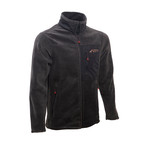 Full Zip Pieced Fleece Jacket // Anthracite (XL)