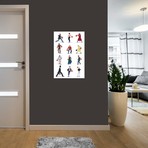 Everybody Plays Baketball // Elad Shagrir (12"W x 18"H x 0.75"D)