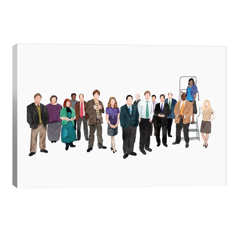 The Office // AJ Filopoulos (18"W x 12"H x 0.75"D)