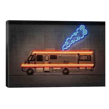 Cooking Car // Octavian Mielu (18"W x 12"H x 0.75"D)