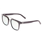 Lindquist Polarized Sunglasses (White Marble Frame + Purple Blue Lens)