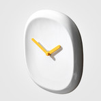 O'Clock Ceramic Wall Clock (Gold)