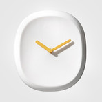 O'Clock Ceramic Wall Clock (Gold)