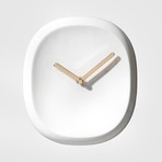 O'Clock Ceramic Wall Clock (Gold)