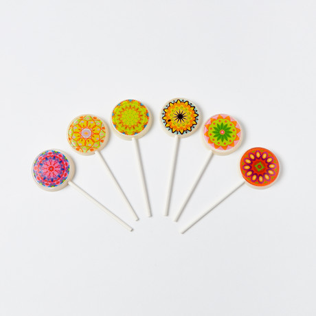 Mandala Pops // 6 Piece // 2" flats