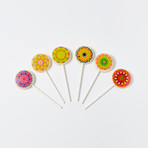 Mandala Pops // 6 Piece // 2" flats