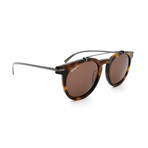 Men's Round Sunglasses // Havana Brown