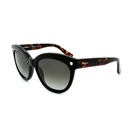 Women's SF675S-001 Sunglasses // Black + Dark Havana