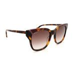 Women's Cat Eye Sunglasses // Tortoise + Brown Gradient