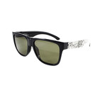 Smith // Men's Lowdown Sunglasses // Black + White + Brown