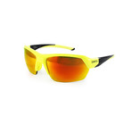 Smith // Men's Tempo Sunglasses // Black + Yellow + Orange