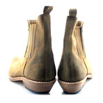 Dark Green Nubuck Cowboy Boots // Green (US: 13)