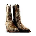 Snake Embossed Calf Cowboy Boots // Snake (US: 8)