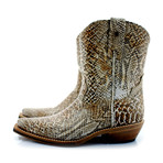 Snake Embossed Calf Cowboy Boots // Snake (US: 8)