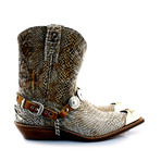 Snake Embossed Calf Skin Cowboy Boots // Snake (US: 8)