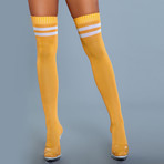 Stripe Knee High Stocking // Yellow // Set of 2