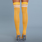 Stripe Knee High Stocking // Yellow // Set of 2