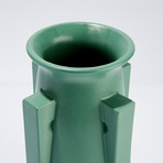 Teco 4 Buttress Vase (Green)
