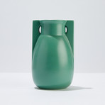 Teco 2 Buttress Vase (Green)