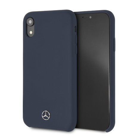 Mercedes Benz // Liquid Silicone // iPhone XR (Navy)