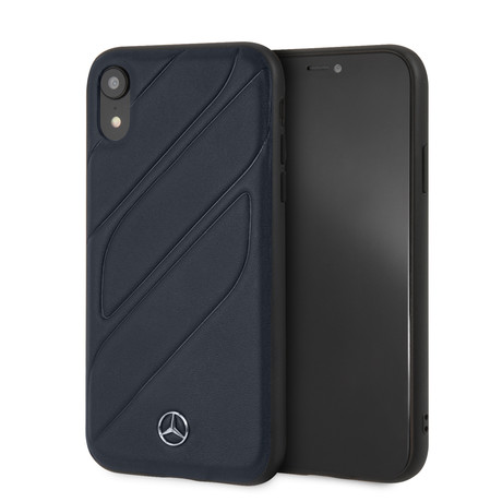 New Organic I // Genuine Leather Hard Case // iPhone XR (Black)