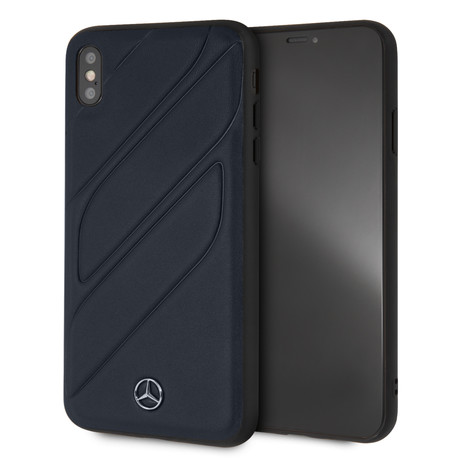 New Organic I // Genuine Leather Hard Case Black // iPhone XS Max (Black)