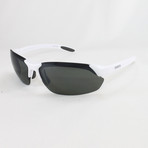 Smith // Men's Polarized Parallel Sunglasses // White