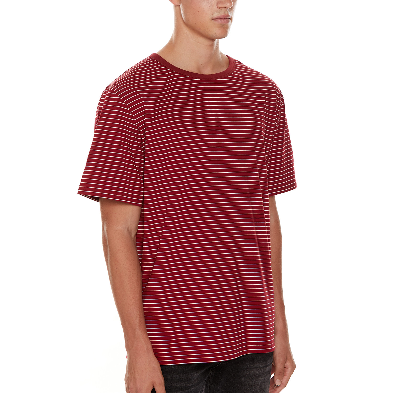 Rarefied Essential Striped Tee // Red (XL) - Rarefied Clothing - Touch ...