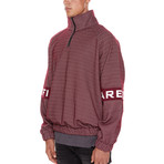 Rarefied Quarter Zip Hoodie // Red (M)