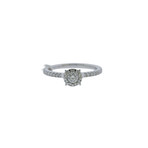 Memoire 18k White Gold Engagement Ring I // Ring Size: 7.25