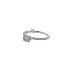 Memoire 18k White Gold Engagement Ring I // Ring Size: 7.25