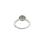 Memoire 18k White Gold Engagement Ring V // Ring Size: 7