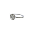 Memoire 18k White Gold Engagement Ring V // Ring Size: 7