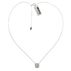 Memoire 18k White Gold Diamond Pendant Necklace III