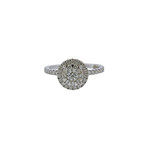 Memoire 18k White Gold Engagement Ring IV// Ring Size: 7.25