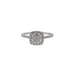 Memoire 18k White Gold Engagement Ring VI // Ring Size: 7