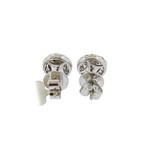 Memoire 18k White Gold Diamond Stud Earrings I