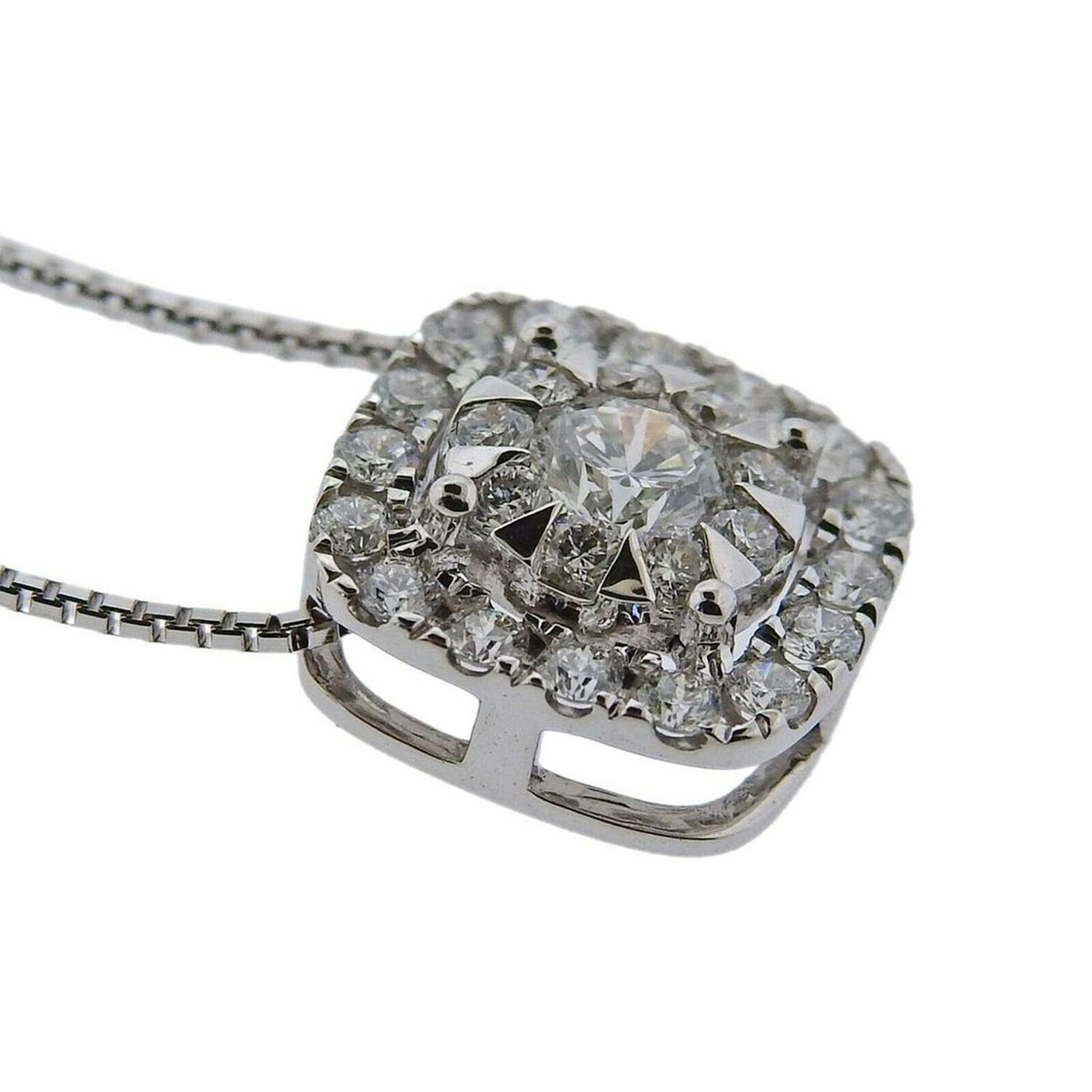 Memoire 18k White Gold Diamond Pendant Necklace III - Mémoire - Touch ...