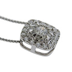 Memoire 18k White Gold Diamond Pendant Necklace III