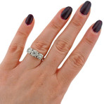 Memoire 18k White Gold Engagement Ring I // Ring Size: 7