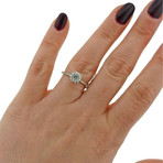 Memoire 18k White Gold Engagement Ring III // Ring Size: 7.25